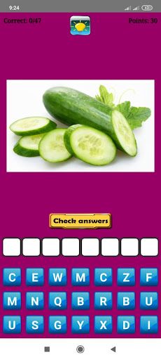Guess The Vegetable Name - Screenshot 2