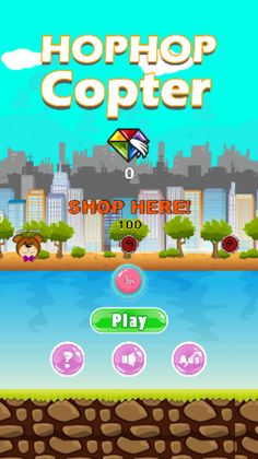 Hop Hop Copter - zoom through  - Screenshot 1