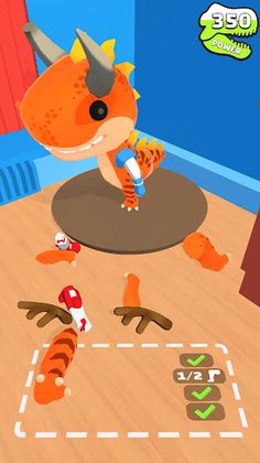 Dino Merge & Fight - Screenshot 1