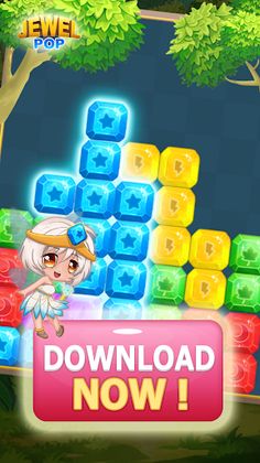 Jewel Pop : Pop Match 3 - Screenshot 1