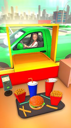 Food Simulator Drive Thru 3D - Screenshot 2