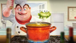 Froggy Ribbit: outrun the chef - Screenshot 1