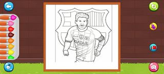 Coloring World Football Player - Screenshot 3