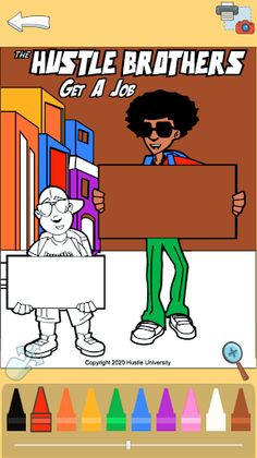 Hustle Brothers Art Book - Screenshot 1