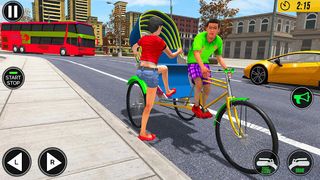 Bicycle Rickshaw Driving Games - Screenshot 1