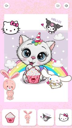 Kawaii Coloring Book Glitter - Screenshot 4