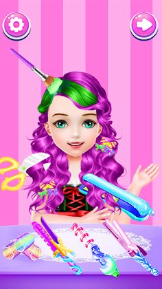 Cute Dolls Hair Spa Contest - Screenshot 2