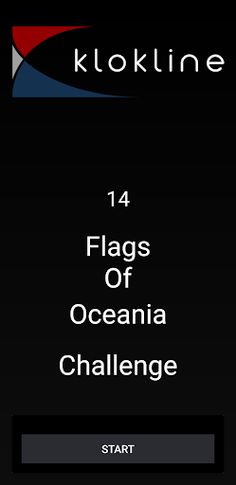14 Flags of Oceania Challenge - Screenshot 1
