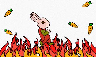 Zombie Rabbit Runner - Screenshot 1