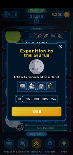 Idle Galaxy Magnat - Screenshot 3