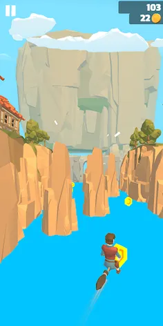 Flying Broom Runner 3D - Screenshot 2