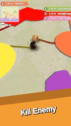 Papere.io : Build a queen area - Screenshot 4