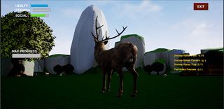 Clash Of Deer : Animal Sim 3D - Screenshot 1