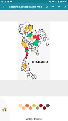 southeast Asia Coloring Map - Screenshot 4