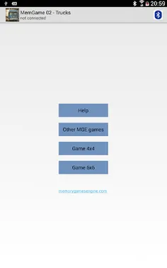 MemGame 02 - Trucks - Screenshot 3