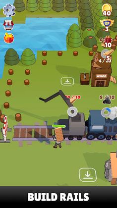 Railroad: Idle Arcade Game - Screenshot 1