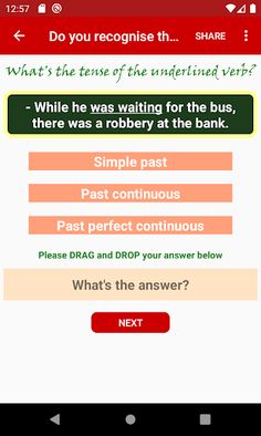English Past Tenses - Screenshot 4