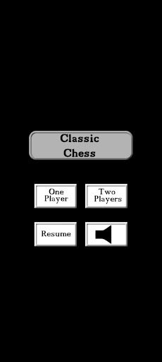 Classic Chess B&W - Screenshot 1