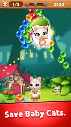Bubble Cats: Puzzle Mania - Screenshot 1