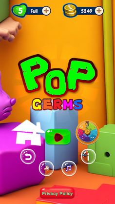 POP Germs: Match 3 Game - Screenshot 2