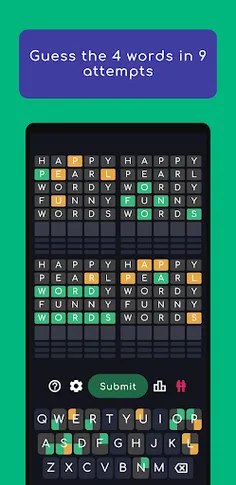 Quordle: Unlimited Daily Word - Screenshot 1