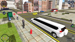 Car driving limousine car game - Screenshot 2