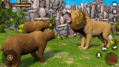 Offline Lion Family Simulator - Screenshot 2