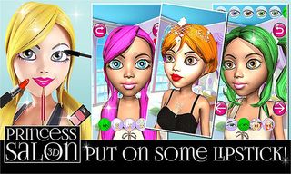 Princess 3D Salon Gold - Screenshot 1