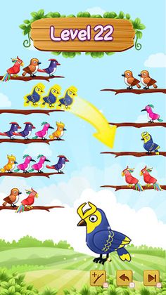 Bird Sort: Color Bird Sort - Screenshot 4