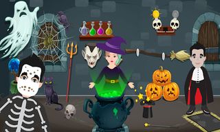 Pretend Play Halloween Party - Screenshot 1