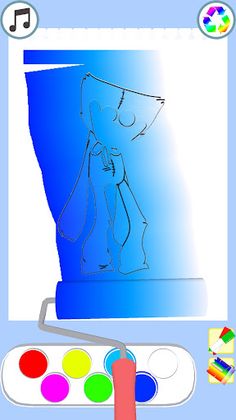 Color Play - draw with stencil - Screenshot 1