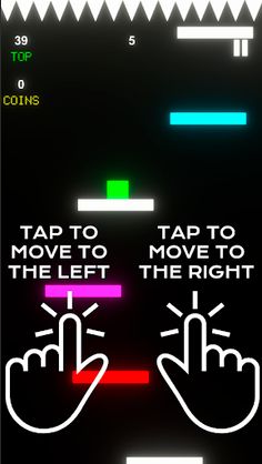 Neon Cube Fall - Screenshot 1