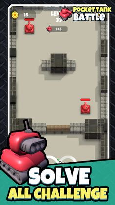 Pocket tank battle - Screenshot 3