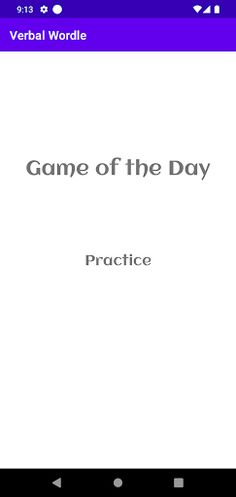 Verbal Word Game - Screenshot 1