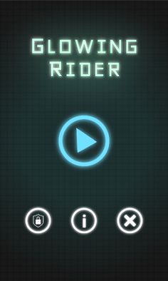 Glowing Rider - Endless Addict - Screenshot 1