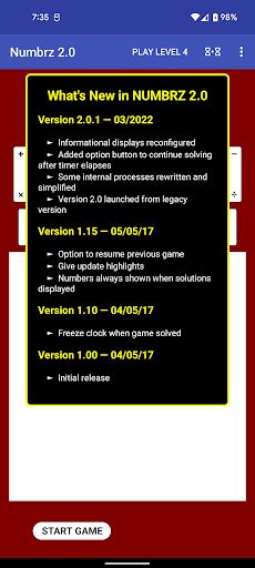 Numbrz 2.0 - Screenshot 1