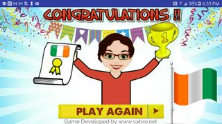 Ireland Map Puzzle Game - Screenshot 3