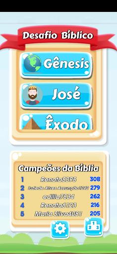 Desafio Bíblico Quiz e forca - Screenshot 1