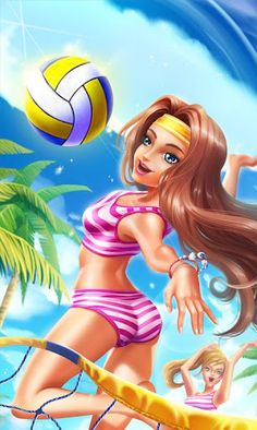 Fashion Doll: Beach Volleyball - Screenshot 1