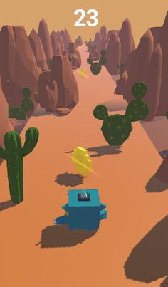 Infinity Runner Desert - Screenshot 1