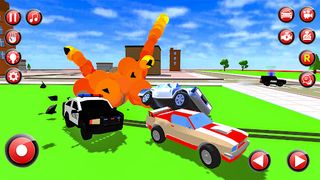 Vice Citi 3D Police Car Chase - Screenshot 1