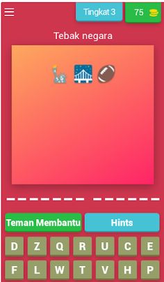 Tebak negara dari emoji 2023 - Screenshot 1