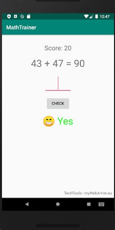 Math Trainer - Screenshot 2