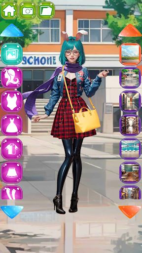 High school dress up - Screenshot 2