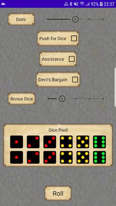 Forged in the Dark Dice Roller - Screenshot 1