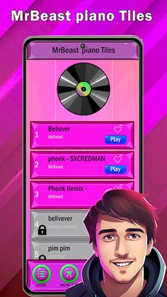 MrBeast piano Tiles - Screenshot 1