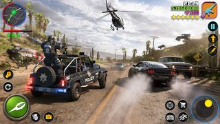 US Cop Car Chase Game 3D - Screenshot 1