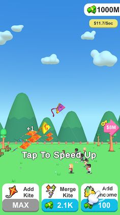 Idle Kite Merge - Screenshot 1