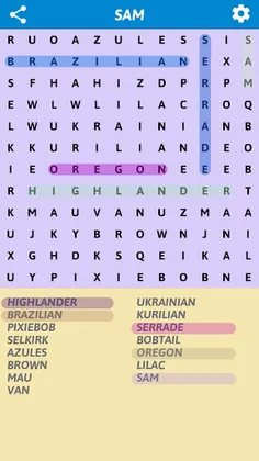 Cats Word Search - Screenshot 3