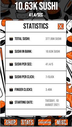 Sushi Clicker - Screenshot 2